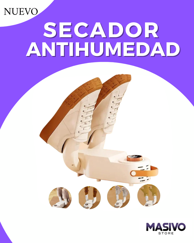 SECADOR DE ZAPATILLAS - ANTIHUMEDAD